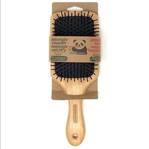 NWT SENZA BAMBOO Wet/Dry Hair Brush - Large Rectangle